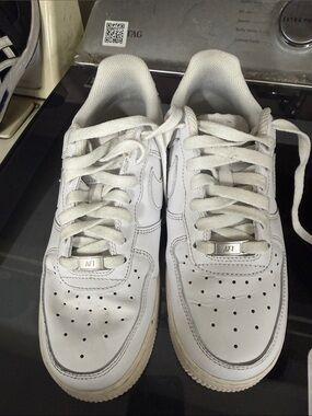 Nike Kids White Low-Top Sneakers